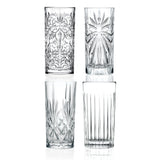 Assorted Mixology Highball 4-Piece Glass Set