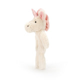BASHFUL UNICORN RING RATTLE