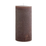 Unscented Pleated Pillar Candle