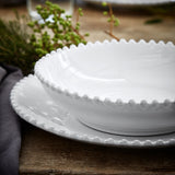 Pearl White Pasta Bowl