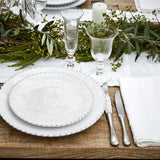 Pearl White Dinner Plate