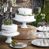 Pearl White 3-Tier Centrepiece