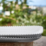 Pearl White Rectangular Tray