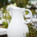 Pearl White Pitcher