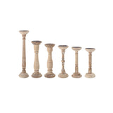 Wood and Metal Candle Holder
