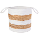 Heirloom Cotton & Jute Tiered Basket