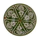 Hand-Painted Stoneware Serving Bowl
