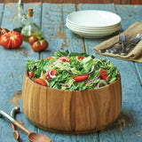 Tulip Salad Bowl | Acacia Wood