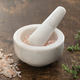White Marble Morter & Pestle