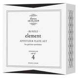 Element Appetizer Plates Set of 4