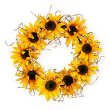 Sunflower hollow wreath