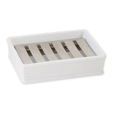 Stoneware soap dish