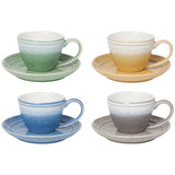 Mineral Espresso Cups and Saucers Set of 4