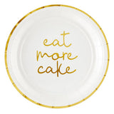 Paper Plates | 7" Eat More Cake